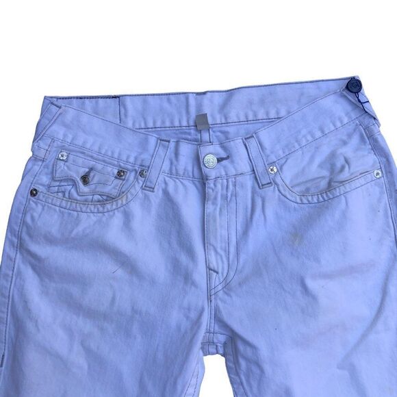 True Religion Jeans Size 36 STRAIGHT White - Picture 10 of 12